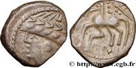 FRANCE Denier au cheval galopant et au “caducée” GALLIA - ALLOBROGES (Dauphiné area) Ier siècle avant J.-C. (13,5mm, 2,30g, 10h) -