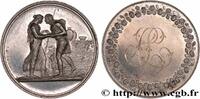 FRANCE Médaille de mariage, Jacob et Rachel, Stéphanie Na AMOUR ET MARIAGE 1855 (36mm, 21,95g, 12h) -
