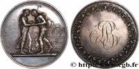 FRANCE Médaille de mariage, Jacob et Rachel, Stéphanie Na AMOUR ET MARIAGE 1838 (36mm, 21,66g, 12h) -