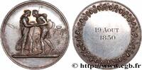 FRANCE Médaille de mariage, Jacob et Rachel, Stéphanie Na AMOUR ET MARIAGE 1850 (36mm, 21,96g, 12h) -