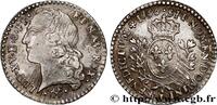 FRANCE Vingtième d'écu aux branches d’olivier, tête ceint LOUIS XV THE BELOVED Bayonne 1766 (18mm, 1,43g, 6h) -