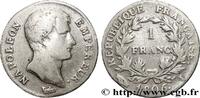 FRANCE 1 franc Napoléon Empereur, Calendrier grégorien PREMIER EMPIRE / FIRST FRENCH EMPIRE Limoges 1806 (23mm, 4,86g, 5h) -