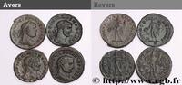 Lots de 4 monnaies LOTS (mm, g, h) -