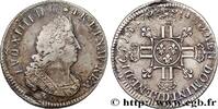FRANCE Quart d'écu aux huit L, 2e type LOUIS XIV THE SUN KING Lyon 170(?) (30,5mm, 6,45g, 6h) -
