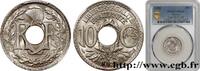 FRANCE 10 centimes Lindauer III REPUBLIC 1920 (21mm, 4g, 6h) -