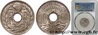 FRANCE 10 centimes Lindauer III REPUBLIC 1938 (21mm, 4g, 6h) -