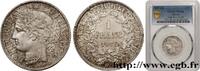 FRANCE 1 franc Cérès, IIIe République III REPUBLIC Bordeaux 1872 (23mm, 5g, 6h) -