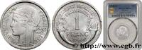 FRANCE 1 franc Morlon, légère PROVISIONAL GOVERNEMENT OF THE FRENCH REPUBLIC Beaumont-Le-Roger 1946 (23mm, 1,3g, 6h) -