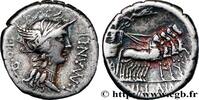 THE REPUBLIC (280 BC to 27 BC) Denier MANLIA Italie 82 AC. (16,5mm, 3,85g, 1h) -
