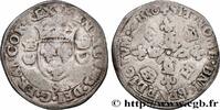 FRANCE Douzain aux croissants HENRY II Rennes 1550 (27mm, 2,14g, 9h) -