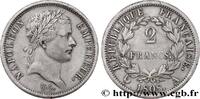 FRANCE 2 francs Napoléon Ier tête laurée, République fran PREMIER EMPIRE / FIRST FRENCH EMPIRE Paris 1808 (27mm, 9,91g, 6h) -