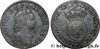 FRANCE Demi-écu dit vertugadin LOUIS XV THE BELOVED Paris n.d. (33,5mm, 14,94g, 6h) -