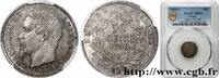 FRANCE 50 centimes Napoléon III, tête nue SECOND EMPIRE Paris 1858 (18mm, 2,51g, 6h) -