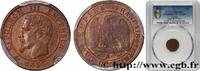 FRANCE Un centime Napoléon III, tête nue SECOND EMPIRE Paris 1856 (15mm, g, 6h) -