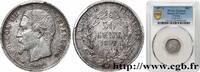 FRANCE 50 centimes Napoléon III, tête nue SECOND EMPIRE Paris 1857 (18mm, 2,50g, 6h) -