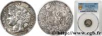 FRANCE 50 centimes Cérès, Troisième République III REPUBLIC Paris 1888 (18mm, 2,50g, 6h) -