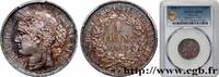 FRANCE 1 franc Cérès, IIe République II REPUBLIC Paris 1849 (23mm, g, 6h) -
