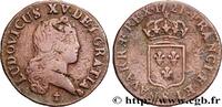 FRANCE Liard au buste enfantin LOUIS XV THE BELOVED Reims 1721 (20mm, 2,56g, 6h) -