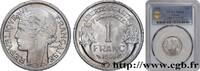 FRANCE 1 franc Morlon, légère PROVISIONAL GOVERNEMENT OF THE FRENCH REPUBLIC 1946 (23mm, g, 6h) -