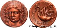 FRANCE Médaille antiquisante, Tétradrachme de Clazomènes NUMISMATIQUE Monnaie de Paris 1977 (57,5mm, 254,07g, 12h) -