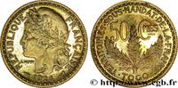 TOGO - FRENCH MANDATE TERRITORIES 50 Centimes léger - Essai de frappe de 50 cts Morl TOGO - FRENCH MANDATE TERRITORIES Paris 1926 (18,08mm, 2,02g, 6h) -