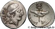 THE REPUBLIC (280 BC to 27 BC) Denier POSTUMIA Rome 48 AC. (19,5mm, 3,95g, 7h) -