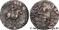 THE ORIENTAL WORLD (ARABO-BYZANTINE, CILICIA, ARME Drachme bilingue SCYTHIA - INDO-SCYTHIAN KINGDOM - AZES Pushkalavati c. 55-35 AC (16mm, 2,42g, 1h) -