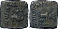 THE ORIENTAL WORLD (ARABO-BYZANTINE, CILICIA, ARME Tétradrachme bilingue SCYTHIA - INDO-SCYTHIAN KINGDOM - AZES Gandhara c. 55-35 AC. (26mm, 14,59g, 12h) -