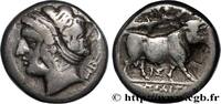 Classic 3 (350 BC to 323 BC) Nomos, statère ou didrachme CAMPANIA - NEAPOLIS Naples, Campanie c. 340-325 AC. (18mm, 6,75g, 12h) -