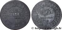 FRANCE Contre-Monnaie de 10 centimes III REPUBLIC 1873 (29,5mm, 7,16g, 12h) -