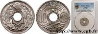 FRANCE 10 centimes Lindauer III REPUBLIC 1921 (21mm, 4g, 6h) -
