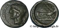 THE REPUBLIC (280 BC to 27 BC) Onkia SICILY - PANORMOS Panorme, Sicile c. 200-100 AC. (13,5mm, 2,29g, 12h) -