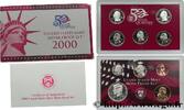 UNITED STATES OF AMERICA Série Silver Proof 10 monnaies UNITED STATES OF AMERICA S- San Francisco 2000 (mm, g, h) -