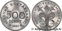 HUNGARY 500 Forint Proof Charles Robert de Hongrie HUNGARY Budapest 1992 (40mm, 28,09g, 12h) -