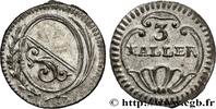 SWITZERLAND - CANTON OF ZÜRICH 3 Haller (1 Rappen) SWITZERLAND - CANTON OF ZÜRICH n.d. (1827-1841) (13,20mm, 0,41g, 12h) -