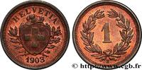 SWITZERLAND 1 Centime (Rappen) Croix Suisse SWITZERLAND Berne - B 1903 (16mm, 1,48g, 12h) -