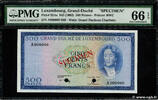 LUXEMBOURG 500 Francs Spécimen LUXEMBOURG 500 Francs Spécimen 1982 UNC -