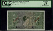 LUXEMBOURG 100 Francs Spécimen LUXEMBOURG 100 Francs Spécimen 1956 XF+ -