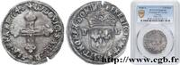 FRANCE Quart d'écu, titulature côté croix LOUIS XIV THE SUN KING Bayonne 1646 (30mm, 9,712g, 9h) -