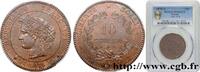 FRANCE 10 centimes Cérès III REPUBLIC Paris 1875 (30mm, 10g, 6h) -