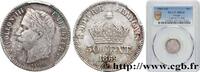 FRANCE 50 centimes Napoléon III, tête laurée SECOND EMPIRE Strasbourg 1869 (18mm, 2,5g, 6h) -
