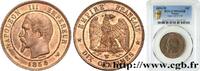 FRANCE Dix centimes Napoléon III, tête nue SECOND EMPIRE Lille 1854 (30mm, 10g, 6h) -