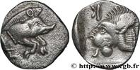 Archaïc 2 (550 BC to 480 BC) Hemiobole MYSIA – KYZIKOS / CYZICUS Cyzique, Mysie c. 480-450 AC. (7,5mm, 0,27g, 7h) -