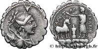 THE REPUBLIC (280 BC to 27 BC) Denier serratus POSTUMIA Rome 81 AC. (19,5mm, 3,88g, 12h) -