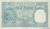 FRANCE 20 Francs BAYARD FRANCE 20 Francs BAYARD 1919 XF -