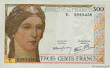 FRANCE 300 Francs FRANCE 300 Francs 1939 AU- -