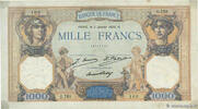 FRANCE 1000 Francs CÉRÈS ET MERCURE FRANCE 1000 Francs CÉRÈS ET MERCURE 1929 VF -