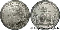 FRANCE Médaille, Mariage de Charles-Alexandre de Lorraine AMOUR ET MARIAGE 1744 (44mm, 29,45g, 12h) -