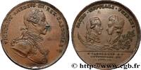 FRANCE Médaille, Mariage de Marie-Caroline de Savoie et A AMOUR ET MARIAGE 1781 (42mm, 43,26g, 12h) XF