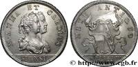 FRANCE Médaille, Mariage de Charles-Alexandre de Lorraine AMOUR ET MARIAGE 1744 (27,5mm, 6,45g, 12h) -